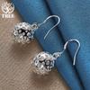 925 Sterling Silver Beautiful Pattern Ball Pendant Earrings Gift Fashion Jewelry