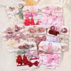 5Pcs/lot Baby Elastic Nylon Headband Newborn Sweet Flower Lace Bow Hair Bands for Babe Infant Toddler Soft Girl Hair Accessories