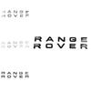 Range Rover Vehicle Logo Sticker With Abs Material For Car