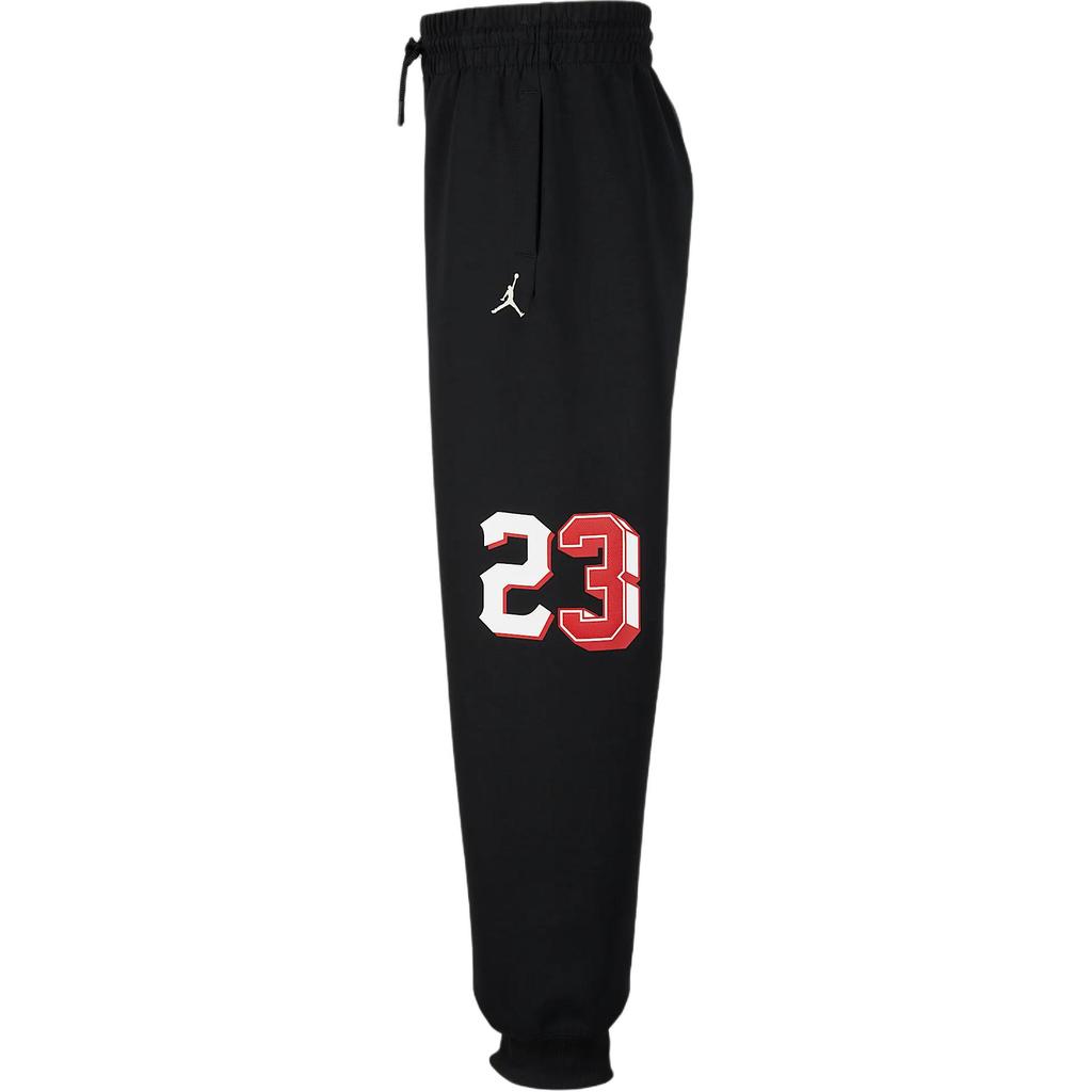 Jordan Knit Sports Pants Court Of Legends Casual Simple Drawstring Tapered Kids Bottoms Black II0270-010