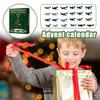 1pcs 2025 Aircraft Advent Calendar Christmas Countdown Fighter Jet Surprise Gift Military Theme Acrylic Ornaments Collection