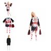 Eye-catching Halloween Girls Zombie Cheerleader Cosplay Dress For Theme Parties