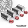4pcs Car Wheel Tire Valve Caps Aluminum Airtight Covers Badge Emblem For KIA Stinger Optima Cerato Soul Venga Forte Spectra QD2