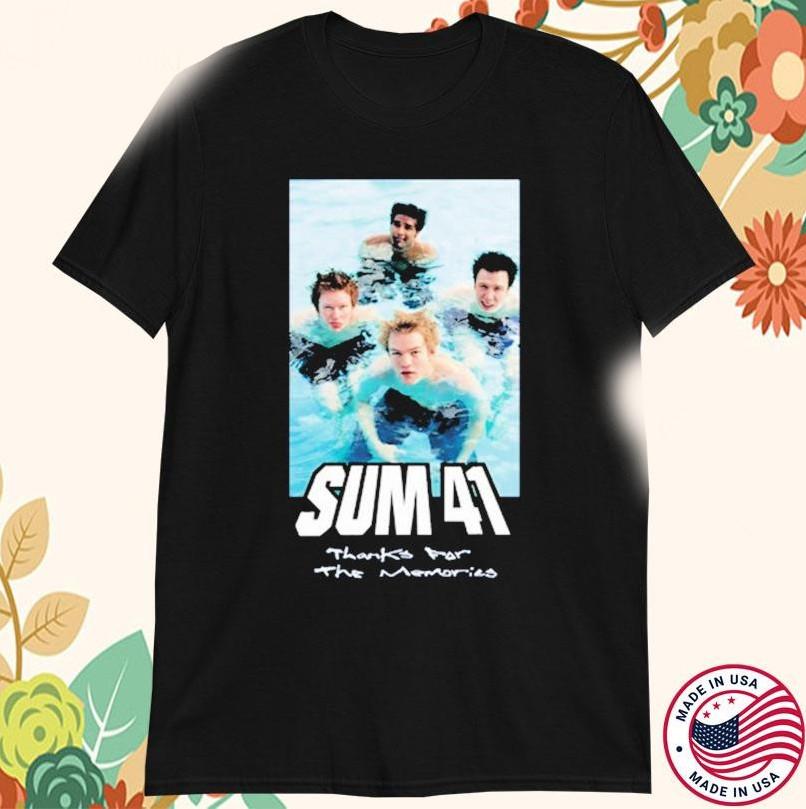 Sum 41 Thanks For The Memories T-shirt size S-5XL Unisex T-Shirt L