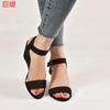 Fashion Summer Platform Sandals 2025 Fashion Women Sandal Wedges Shoes Casual Woman Peep Toe Black Platform Sandals Causal Shoes sdc3