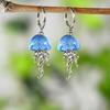 Earrings for Women: High-End Retro Ocean Style Jellyfish Ear Drops, Girls Series, Versatile and Elegant