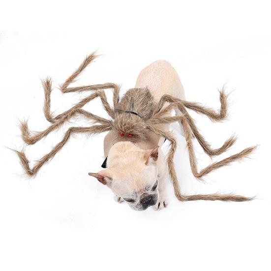 Halloweenský psí pavoučí kostým Plyšové zvířátko Oblečení na převlečení Nastavitelné kočičí cosplay oblečení na Halloween Narozeniny Oslavy Každodenní nošení