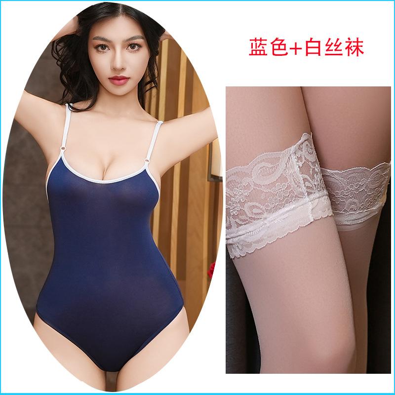Night concubine sexy underwear onesie swimsuit gymnastics suit tights tease women