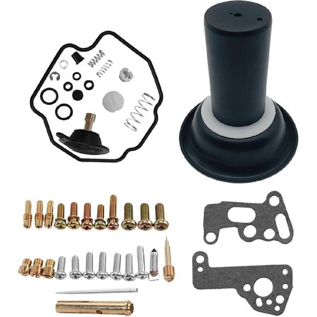 

Motorcycle Carburetor Carb Repair Kit with Plunger Diaphragm Rebuild Part for Yamaha V-MAX1200 V-MAX 1200 Vmax1200 1985-2000(4 SET) 1 SET