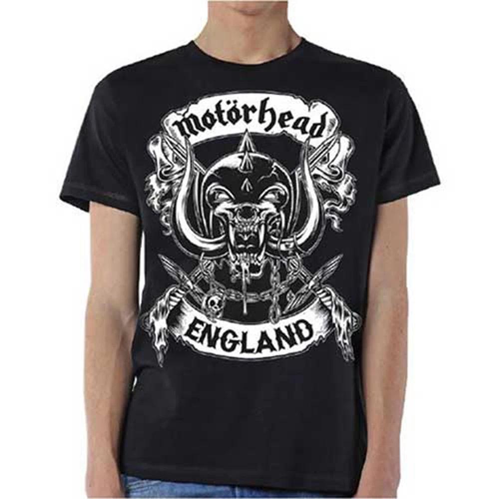 Motorhead Crossed Swords England Crest Unisex TShirt L