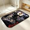 Food Wars! Shokugeki no SomaS Floor Mat Bedroom Carpet, Bathroom Foot Mat, Doormat, Non-Slip Absorbent Multi-Use