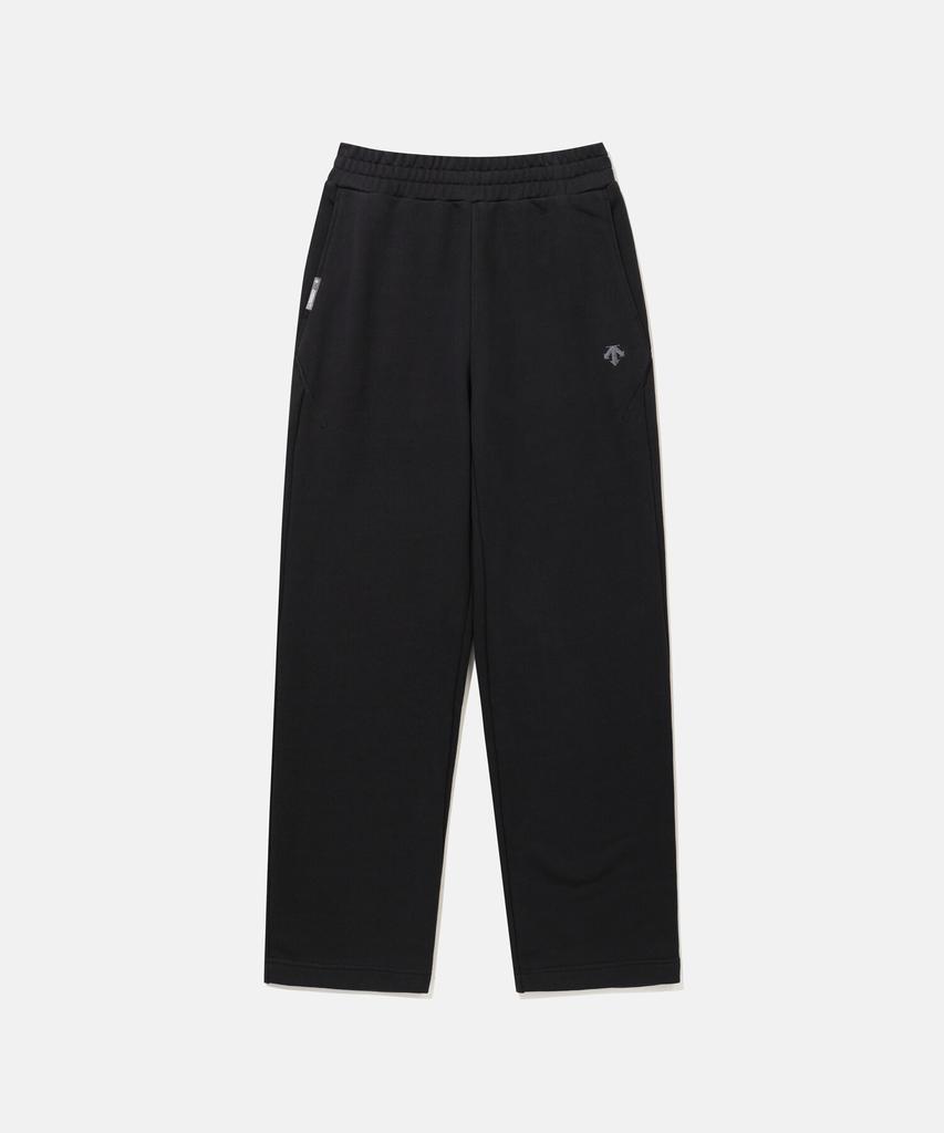 DESCENTE Sports Terry Knit Straight Fit Pants Black (Sq323Ukp71) (B Type)