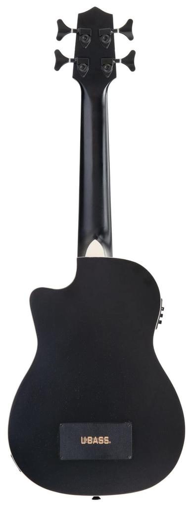 KALA UBass Ukulele Bass Journeyman Mahogany Body Round Wound String Specifications Black Successor UBASS-JYMNBKFS-20_06 [UBASS-JYMN-BK-FS Model] (Case