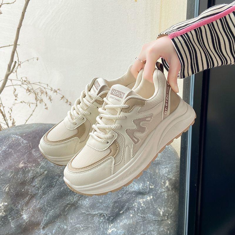 Spring and summer dad shoes autumn and winter new thick-soled heightening casual shoes sports shoes running sports shoes