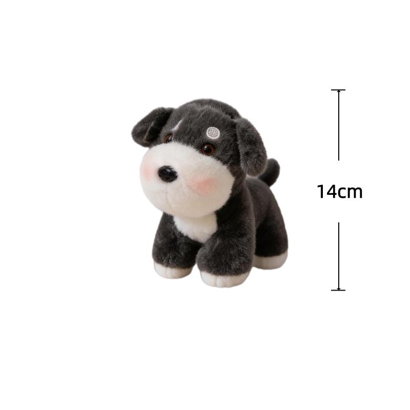 Hunde-Serie Plüschtier Dobermann Pinscher Schnauzer Bulldogge Labrador Stoffpuppe Schreibtisch Dekorative Spielzeuge Niedlich Geburtstag Geschenke