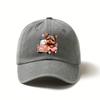 Puppy Driving Pink Car Baseball Cap Unisex Adjustable Outdoor Pet Lover Gift