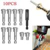 10pcs/set Magnetic Positioning Screwdriver Bits Hex Shank Drill Bit Locating Batch Head  Furniture