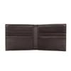 GUCCI Canvas Leather Wallet Men's Ebony / Brown (Unisex) Wallets 408827 KLQCN 8461
