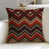 Floral pattern Cushion Cover Soft  EasyWash Pillow Case  Versatile for Couch Bed Travel and Office