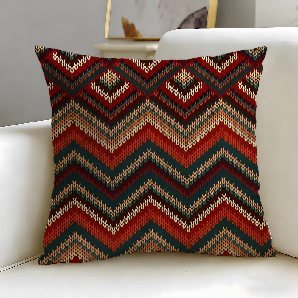 Floral pattern Cushion Cover Soft EasyWash Pillow Case Versatile for Couch Bed Travel and Office