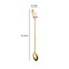 Creative Cartoon Animal Floral Spoon & Fork, Mirror Polished 304 Stainless Steel Dessert Coffee Stirrer