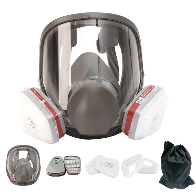 

6800 Полнолицевая противогазовая маска с широким обзором для защиты от сварки, огня, пестицидов, пыли и ядов