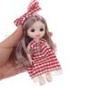 New 17 Cm Mini Girl Baby Doll With 13 Movable Joint 3D Big Eyes For Girls Diy Dress Up