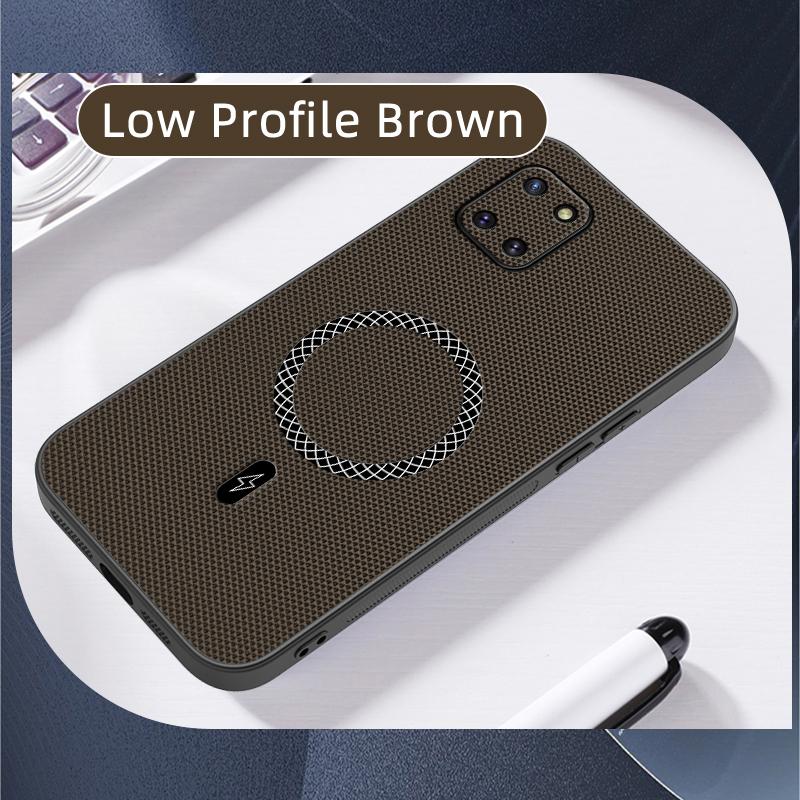 3D Leather Texture Wireless Charging ShockProof Magnetic Case For Samsung Galaxy Note 10 Lite Note10Lite Phone Cover