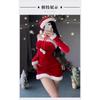 Xianyi Christmas Dress Slim Tube Top Dress Velvet Sexy Live Streaming Host Set Cosplay New Year Performance Suit S24