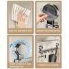 Door Back Wall Hook, No Drilling, Strong Load-bearing Adhesive Hook, Bathroom Entrance Door, Clothes Hook, Hanger