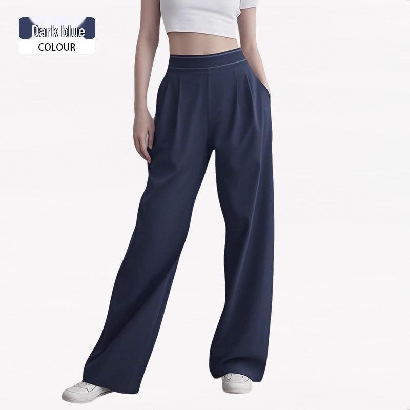 Women's High Waist Yoga Pants - Sunscreen, Casual, Cool, Wide Leg, Fitness Fashion, Loose Fit.