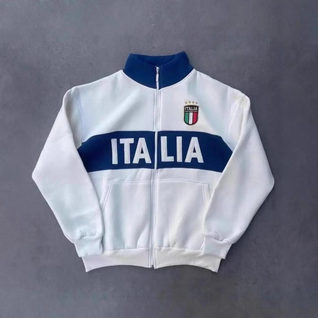 BeatStreet Stehkragen Sportlicher Stil Color Blocking Design Buchstabenjacken für Damen und Herren Modische Verkleidung Reißverschluss Sweatshirts