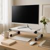 Height Adjustable Monitor Stand Desk Desktop Display Support PC Screen Bracket for Office Workstation Laptop