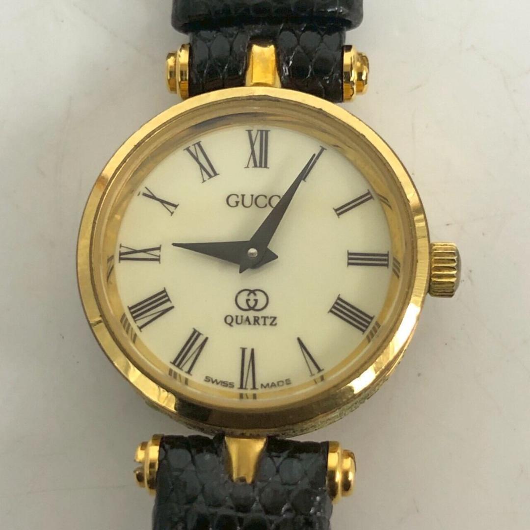 Used GUCCI Gucci Watch Ladies Quartz Vintage Gold Case Roman Index Clock Bracelet Accessory Operation Unconfirmed Miscellaneous Goods