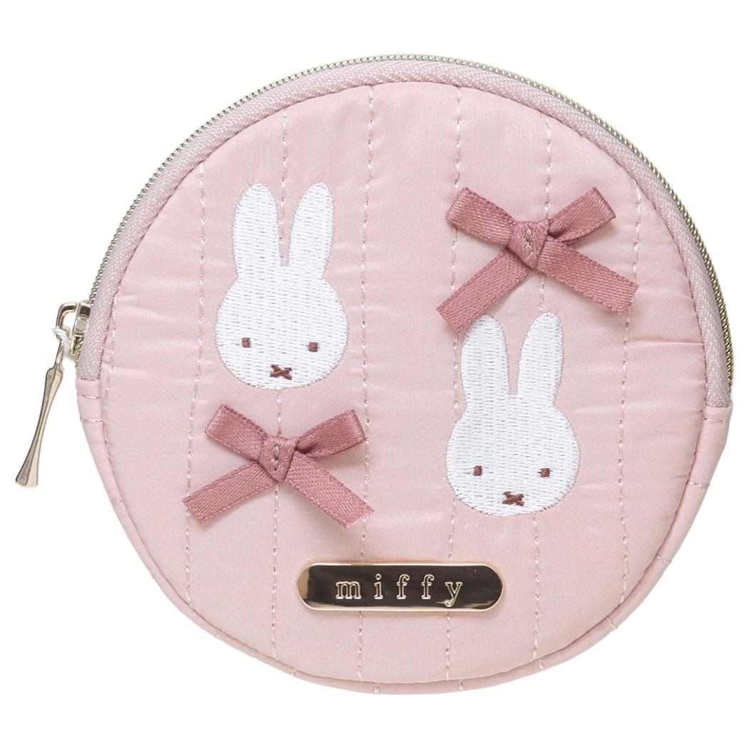 

Marimo Craft Miffy My Favorite Ribbon Circle x D15mm Pouch, Pink, Approx. 100 (DBM-2819) розовый