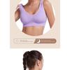 Women Plus Size Breathable Mesh Hollow Out Sports Bra For Yoga Running