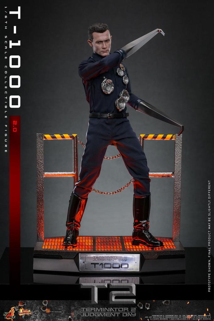 Movie Masterpiece Terminator 2 Scale Figure T-1000 (Version 2.0) 1/6