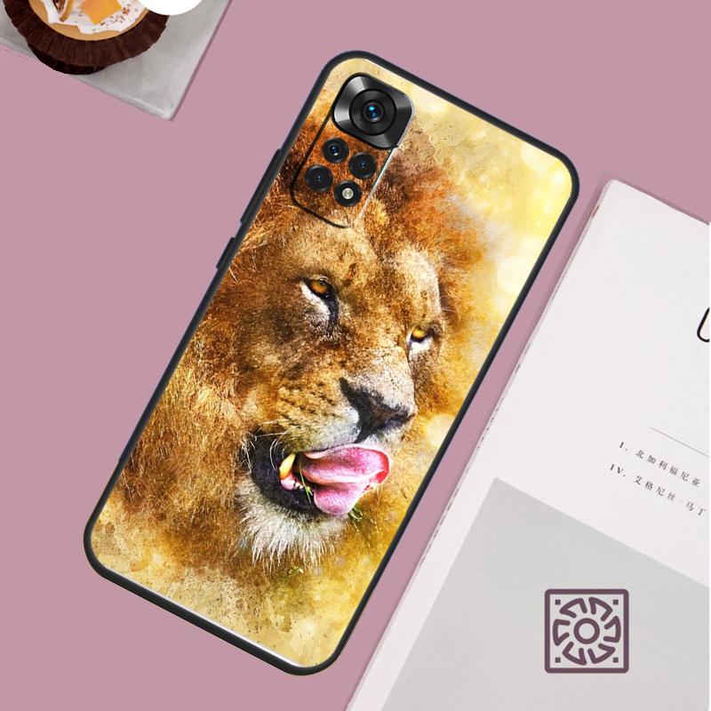 Ferocious Lion Case For Xiaomi Redmi Note 14 13 12 11 10 15 Pro Plus Redmi 15 13 13C 10C 12C 14C 15C Cover