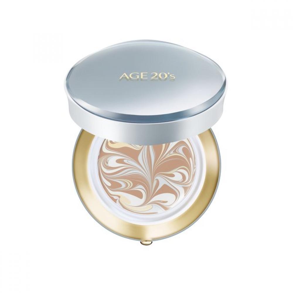 [age To Wellness] Signature Essence Cover Pact Master Velvet Case+2 Refills  Size 13 