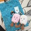 Kawaii Marshmallow Plush Toy Cute Pink Blue Marshmallow Stuffed Doll Couple Plushies Soft Birthday Gifts Girl Home Decor