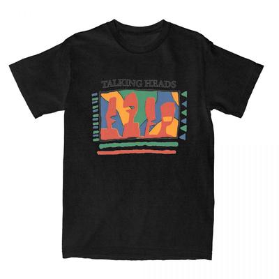 Vtipná trička kapely Talking Heads pro muže Kulatý výstřih Bavlněné tričko Post Punk Krátký rukáv Tričko Originální oblečení Tričko
