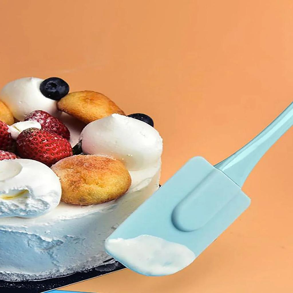 3 st/Set-Silikon Bakverktygsset Non-Stick Gräddskrapa Bröd/Kaka Smörspatel Visp Oljeborste Köksbakverktyg