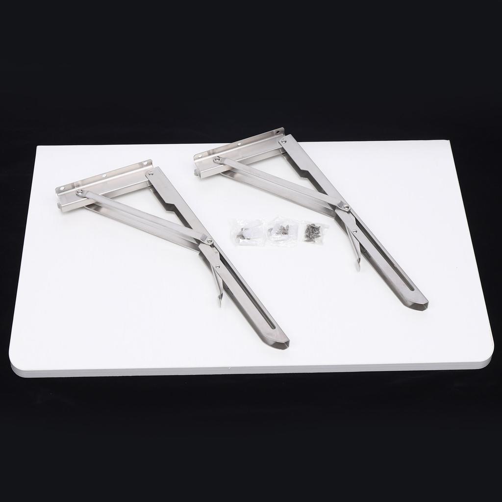 White Wall Mount Floating Folding Computer Desk For Home Office PC Table MDF Dining Tables, Desks and Other Multi-purpose Types