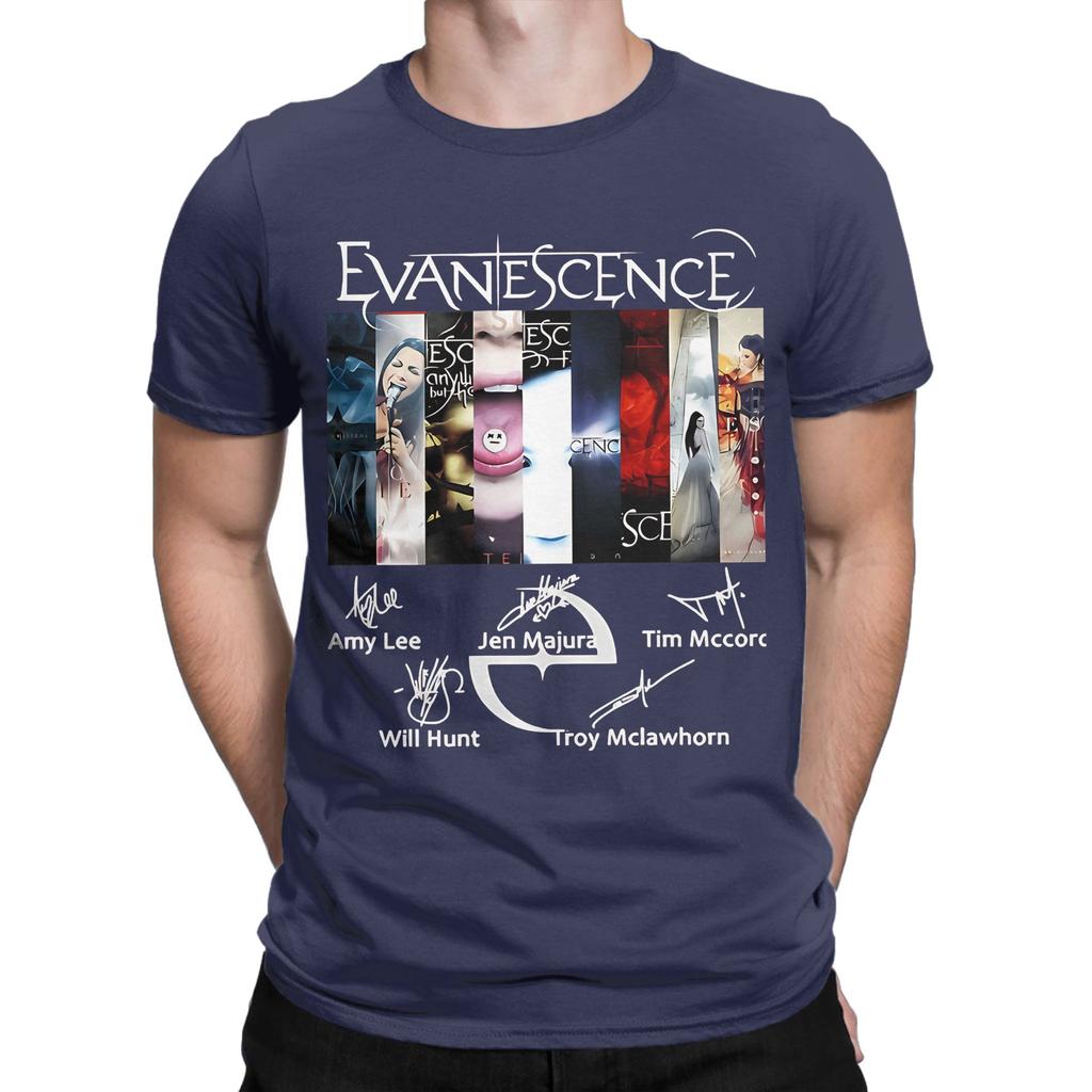 Evanescence Signature Funny 100 Cotton Tshirt Amy Lee Evanescence Tops Tees For Unisex