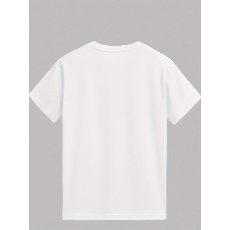 European Sizes Men'S T-Shirt, Hello 2026, Happy New Year Double-Sided Print Fashionable Short Sleeve