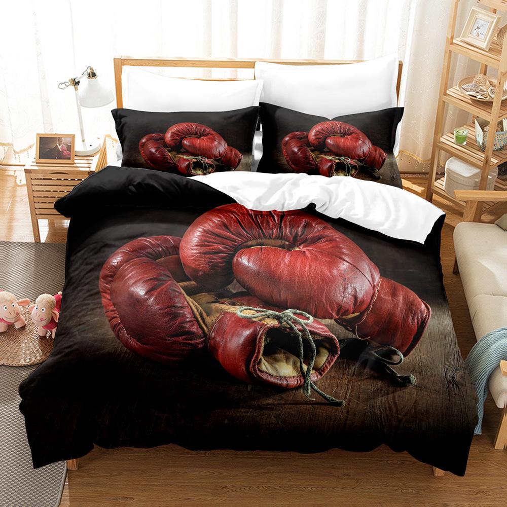 Passionate Sports 3D Printed Bedding Set Cozy Duvet Cover King Queen Twin Single Size Birthday Gift Boy Kid Bedroom Decoration