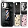 Krajews Barber Shop Hair Stylist Salon Soft Phone Case For iPhone 17 Air 16 15 14 Plus 11 12 13 Pro Max Coque Fundas
