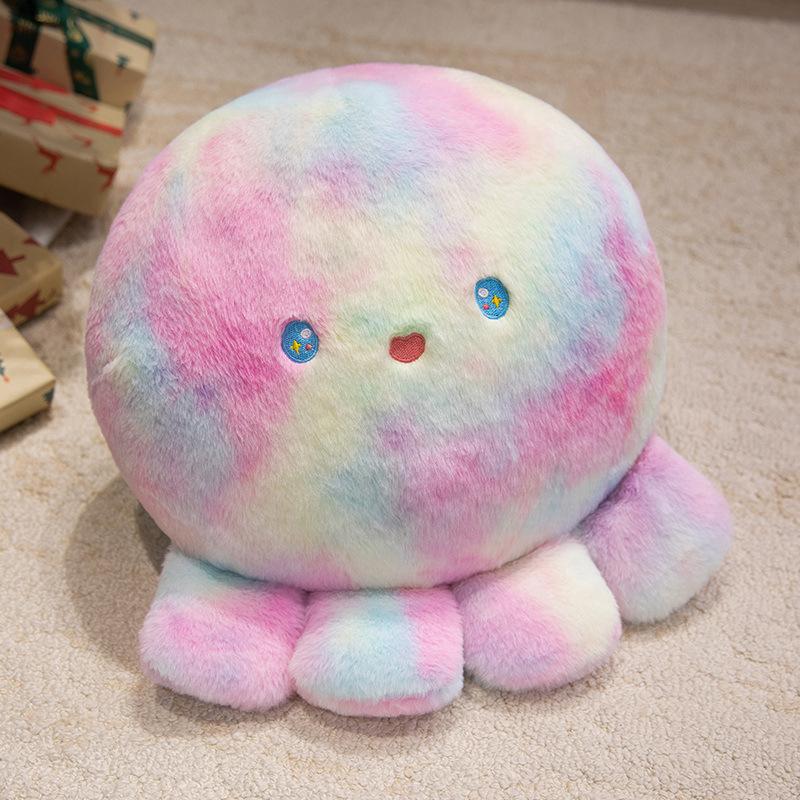 

Красочная кукла-осьминог, плюшевая игрушка, морское животное, кукла-осьминог, детская компания, успокаивающая тряпичная кукла 40cm（0.45kg）