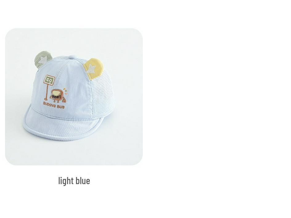 Adorable Mesh Baby Baseball Cap - Windproof and UV Protection