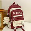 Schoolbags  Elementary School Students  Girls  Burgundy  Junior High School Students  Backpacks  High School Students  College Students  Backpacks